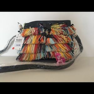 NWT Zara confetti crossbody bag